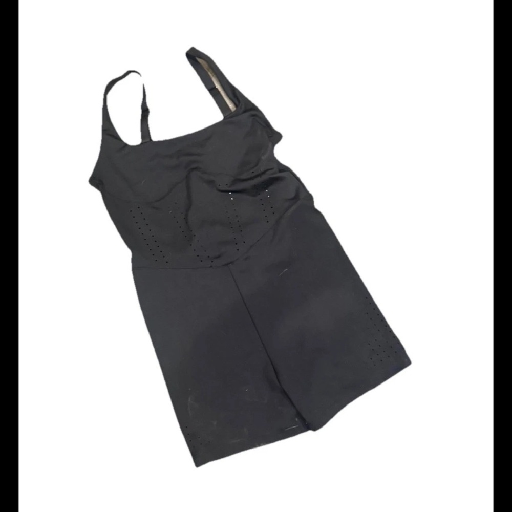 Victoria’s Secret Perforated Stretch Onesie in Black